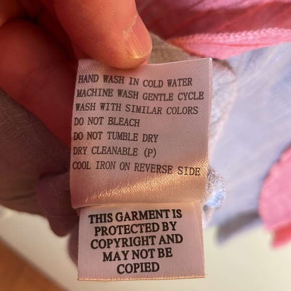 Threadz Australia peach and grey top layered size M - Picture 10 of 10